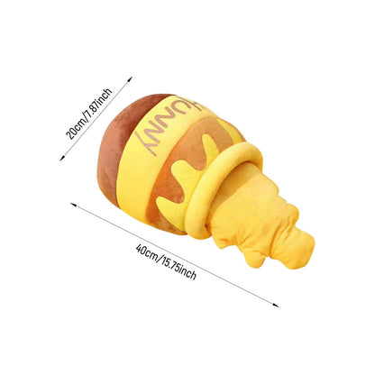 Cat Bed Warm Comfortable Kennel Nest Pet Cat Bed Soft Removable Cushion Nonslip Bottom Cartoon Washable House Honey Pot Cave