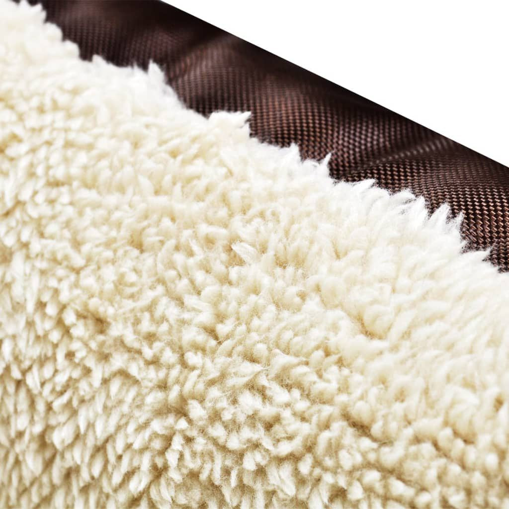 XL Warmes Hundebett mit Polsterkissen