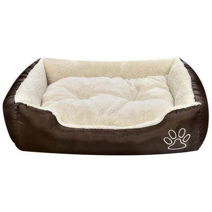 XL Warmes Hundebett mit Polsterkissen